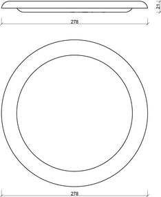 Farfurii argintii 2 buc. din oțel inoxidabil ø 28 cm Roto – noo.ma