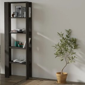 Biblioteca Polly culoare antracit 160cm