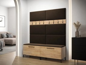 Set mobilier hol Frisala II (stejar craft) (Manila 04). 1060891
