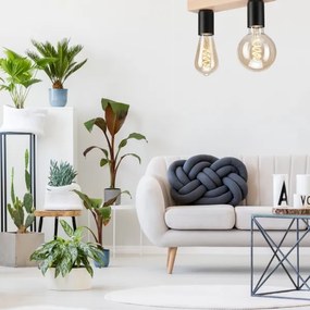 Lustră aplicată VITO 2xE27/60W/230V fag