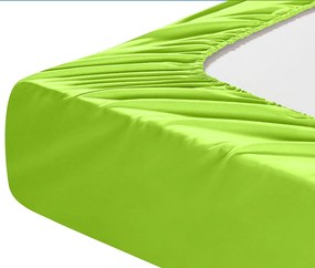 Cearsaf de pat cu elastic din bumbac ranforce 100%, densitate 120 g/mp