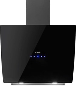 Klarstein ANNABELLE 60, hotă pentru aburi, sticlă, 641 m3 / h, panou tactil, negru