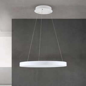 Lustra LED circulara iluminat sus si jos KOLK alb 60cm