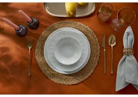 Set de masă 18 piese alb/porțelan