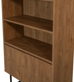 Bibliotecă Rea Black and Walnut