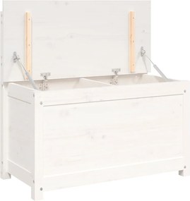 vidaXL Bancă, alb, 80x41x77 cm, lemn masiv de pin