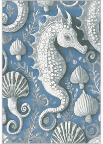 Covor pentru copii albastru 160x230 cm Seahorse – FD