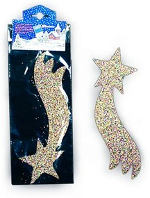 Ornament Cometa argintie 15 cm