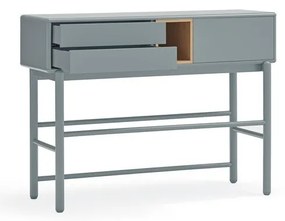 Masă consolă albastră/gri 35x120 cm Corvo – Teulat