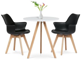 Set de scaune de sufragerie CT-771 BK, 4 buc