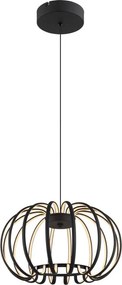 Lustra LED suspendata moderna RIBBON negru
