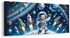 Tablou aventură galactică a unui mic erou