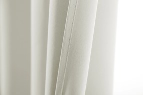 Perdea alb-crem OXFORD 140x250 cm Agatat: Inele metalice
