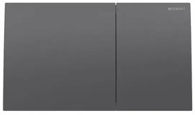 Clapeta de actionare Geberit Sigma70 crom - negru finisaj periat