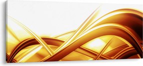 Tablou - Abstrac galben (120x50 cm)