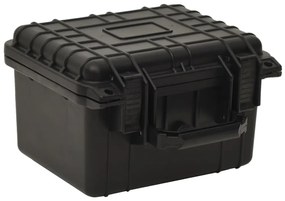 vidaXL Bagaj de zbor portabil, negru, 27x25x18 cm, PP