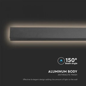 Aplică LED de exterior LED/16W/230V 4000K IP65 negru