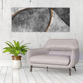 Tablou - Abstract beton (120x50 cm)