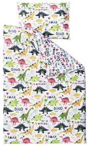 Lenjerie de pat din bumbac WILD FRIEND alba Dimensiune lenjerie de pat: 70 x 90 cm | 140 x 200 cm