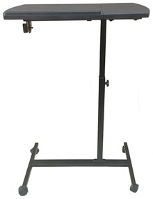 Masa laptop Mala, negru, 58x35x73.5-90 cm