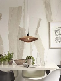 Lustra/Pendul eco din iuta Iguazu S disc 40cm, nat