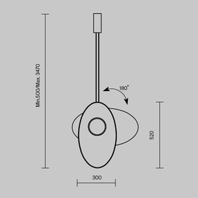 Lustra LED suspendata Evolution gri