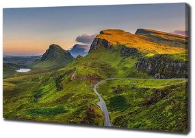 Tablou pe pânză canvas Dealurile din scoția