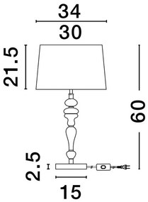 Veioza, Lampa de masa design modern KALLISTO