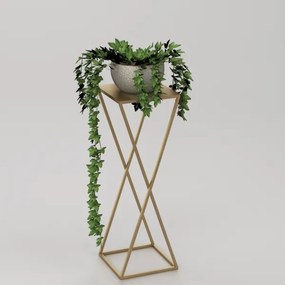 Suport de flori 70x24 cm auriu