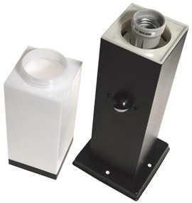 Lampă de exterior cu senzor SOPPA 1xE27/60W/230V IP44 45 cm negru