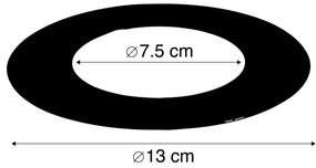 Set de trei inele distanțier pentru spot încastrat din oțel inoxidabil