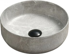 Mexen Felicia lavoar de suprafață 39 x 39 cm, piatră gri - 21363962
