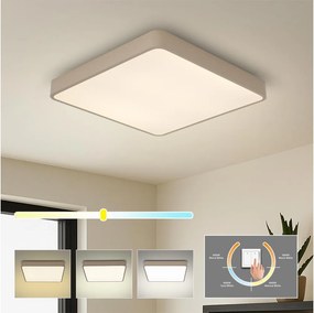 Brilagi - Plafonieră LED POOL SQUARE/48W/230V 3000/4000/6000K 50x50 cm bej