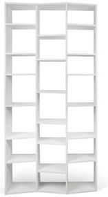 Bibliotecă albă 108x224 cm Valsa – TemaHome