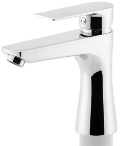 FERRO - Baterie pentru lavoar ALGEO SQUARE cu ventil clic-clac, crom lucios