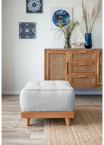 Taburet Miuform Dazzling Daisy, gri deschis