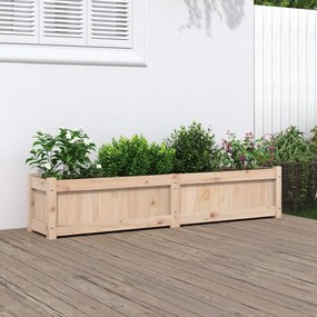 vidaXL Jardinieră de grădină, 150x31x31 cm, lemn masiv de pin