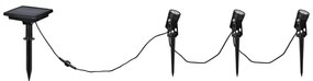 Corp de iluminat pentru exterior LED tip țepușă, de sol solar Obidos – Trio