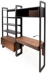 Set birou si biblioteca career compus din 2 module