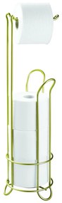 Suport pentru hârtie igienică auriu din oțel Classico – iDesign