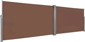 vidaXL Copertină laterală retractabilă, 160 x 600 cm, maro