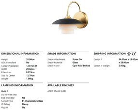 Aplica de perete design deosebit BARRON