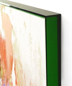 Tablou cu detalii pictate manual 102x102 cm Confidential Green – Malerifabrikken