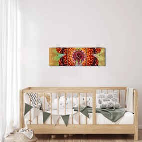 Tablou - Fluture etno (cu ceas) (90x30 cm)