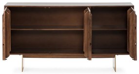 Comodă maro din lemn de mango 145x76x40 cm Trisha – MOME