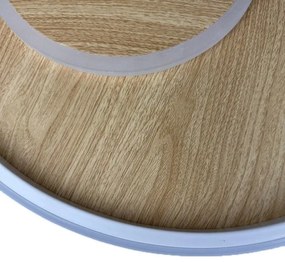 Plafonieră LED dimabilă LED/65W/230V 3000-6500K maro + telecomandă