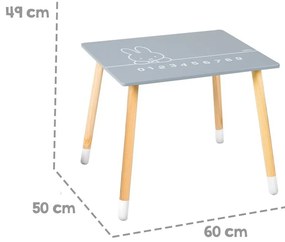 Set de mobilă pentru copii 3 buc. Miffy – Roba
