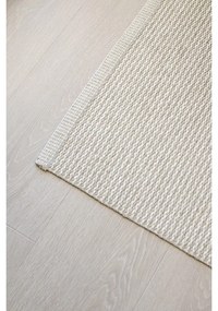 Covor tip traversă pentru interior și exterior crem 60x150 cm Mono Linen Vanilla – Pappelina