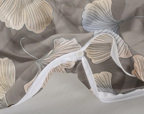 Lenjerie de pat din microfibra Culoare gri-maro, HABRO