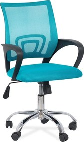 Scaun de birou din mesh OFF 619 turcoaz